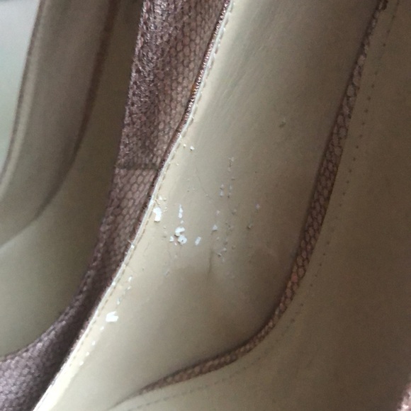 Rose Gold Enzo Angiolini pumps - Picture 2 of 7